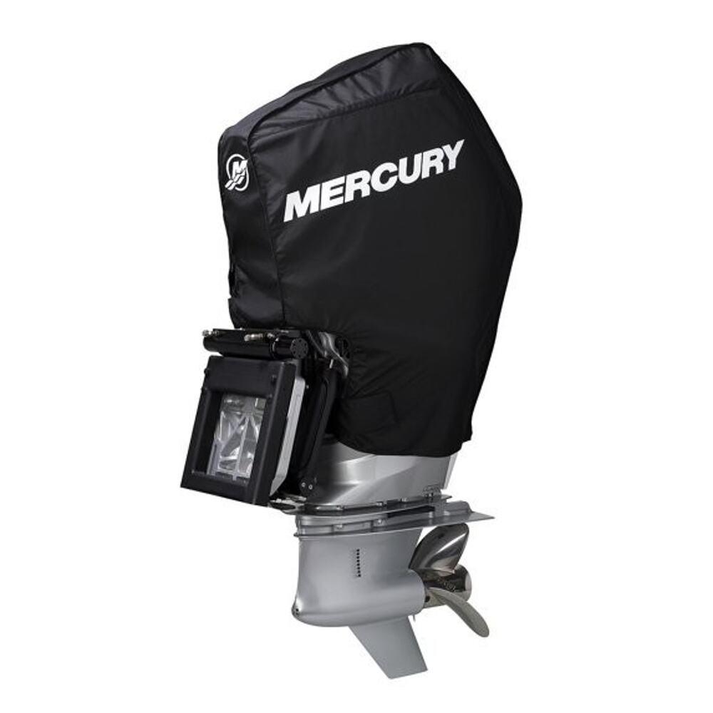 Mercury Marine Tow N Stow Outboard Cover 200-300hp FourStroke Black 8M0221496